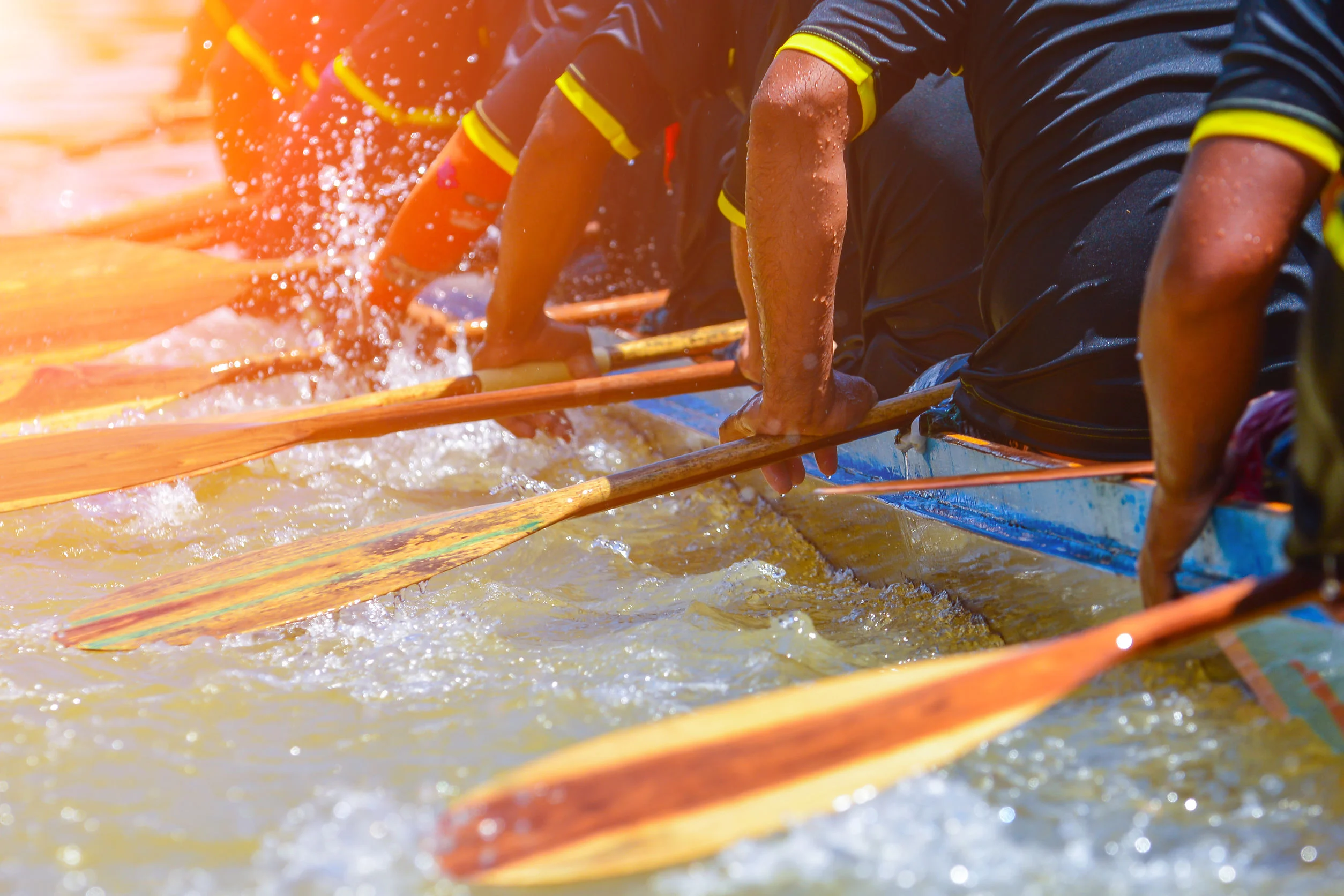 Kayak in water