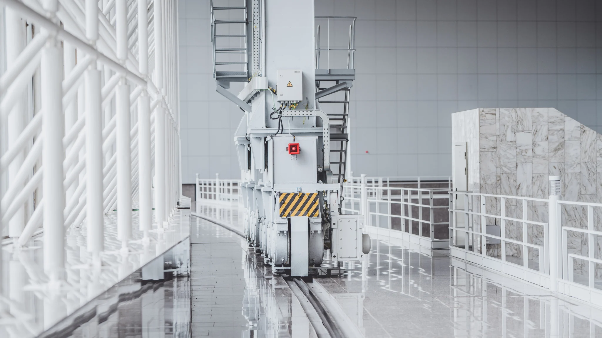 A futuristic production plant utilizing lean principles and eco-friendly methodologies.